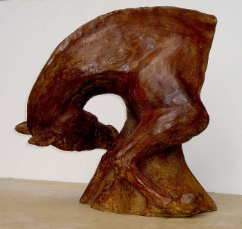 Œuvre contemporaine nommée « Cheval buste », Réalisée par XAVIER CARNOY