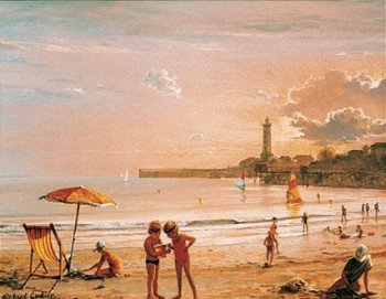 Œuvre contemporaine nommée « PLAGE DE ST GEORGES DE D AU COUCHANT (17) », Réalisée par GAUTIER