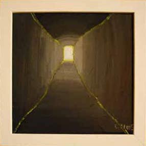 Œuvre contemporaine nommée « Le tunnel », Réalisée par C.PONS