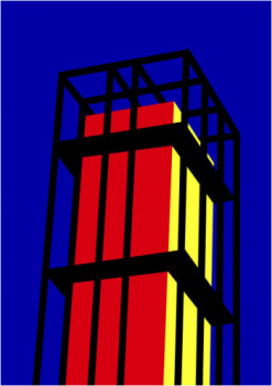 Œuvre contemporaine nommée « Arne Jacobsen's Tower », Réalisée par LONVIG