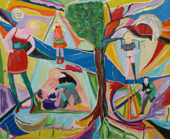 Œuvre contemporaine nommée « Il faut savoir d'abord comment nous allons pouvoir sortir d'ici », Réalisée par IGA
