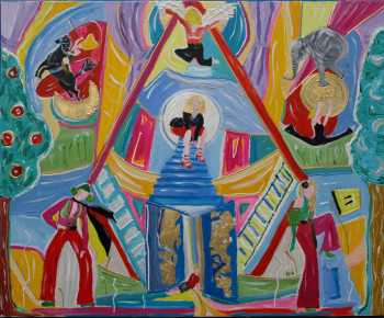 Œuvre contemporaine nommée « La boue du ciel », Réalisée par IGA