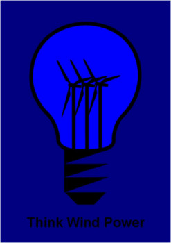 Œuvre contemporaine nommée « Think Wind Power Offshore », Réalisée par LONVIG