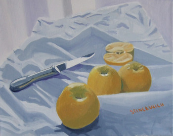 Œuvre contemporaine nommée « haut comme trois pommes. », Réalisée par STINCKWICH