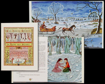 Œuvre contemporaine nommée « La reine des Neiges », Réalisée par ALAIN THOMAS