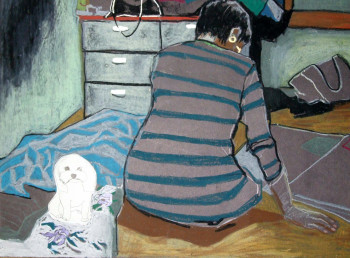 Œuvre contemporaine nommée « l'atelier », Réalisée par BEOM SOO KIM