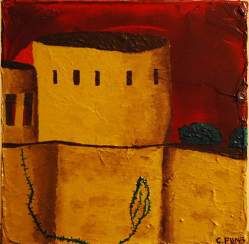 Œuvre contemporaine nommée « Le château », Réalisée par C.PONS
