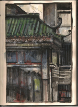 Œuvre contemporaine nommée « Canton- Porte du marché de Jade. », Réalisée par CAROLE MELMOUX