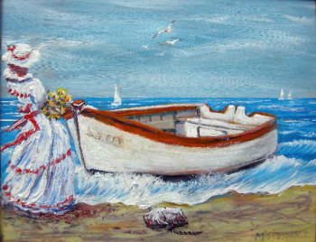 Œuvre contemporaine nommée « ATTENTE BARC », Réalisée par EDWARD