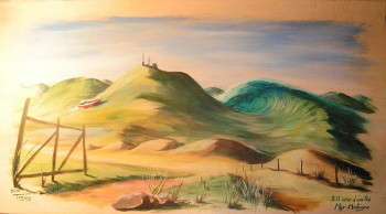 Œuvre contemporaine nommée « 20 Ans d'amitié mer montagne. », Réalisée par T*NGUY