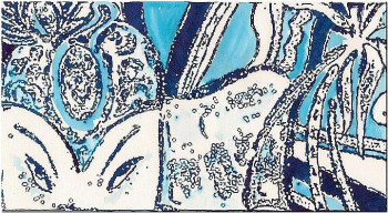Œuvre contemporaine nommée « Ganesh songeur », Réalisée par PASCALE GICQUEL