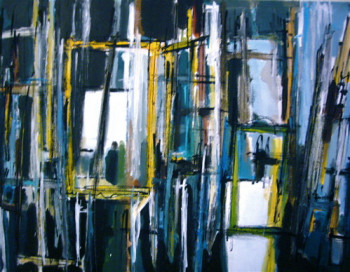 Œuvre contemporaine nommée « Reunion de cadres », Réalisée par CHRISTIAN MENARD