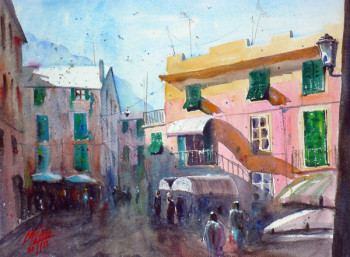 Œuvre contemporaine nommée « Monterosso », Réalisée par ANDRé MéHU