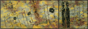 Œuvre contemporaine nommée « Divination Dogon », Réalisée par PITTOREX