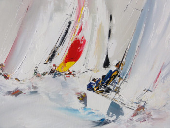Œuvre contemporaine nommée « marine », Réalisée par GéRARD DE COURCY
