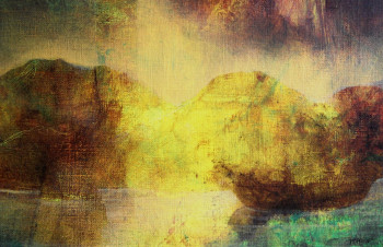 Œuvre contemporaine nommée « La traversée », Réalisée par JEAN-PAUL PRIVET