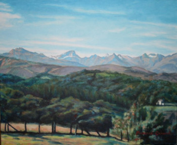 Œuvre contemporaine nommée « Les Pyrénées », Réalisée par MAXENCE GERARD