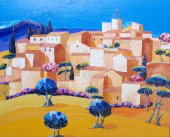 Œuvre contemporaine nommée « Cournonsec ( environs de Montpellier ) », Réalisée par JULIE PIOCH