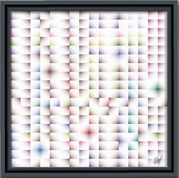 Œuvre contemporaine nommée « Briks », Réalisée par NEIL ZOUBEIDI