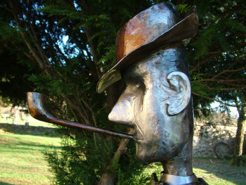 Œuvre contemporaine nommée « Jacques Tati, détail », Réalisée par MICHEL BOUSSARD