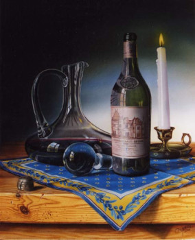 Œuvre contemporaine nommée « Chateau Haut-Brion 1996 », Réalisée par CHRISTIAN LABELLE