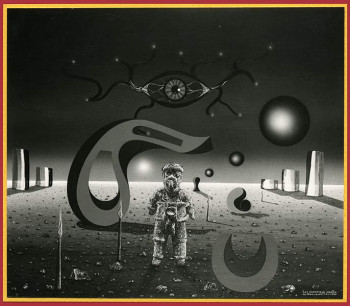 Œuvre contemporaine nommée « Les Elohims de Nazca », Réalisée par PASCAL CHAUVEAU