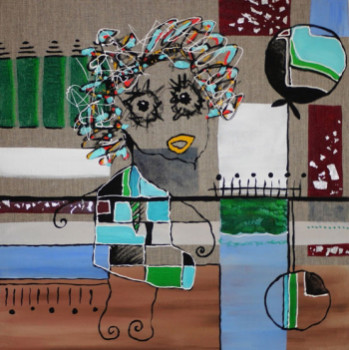 Œuvre contemporaine nommée « monstre 1 », Réalisée par AMOROSO