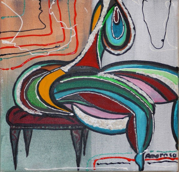 Œuvre contemporaine nommée « petite grosse 1 », Réalisée par AMOROSO