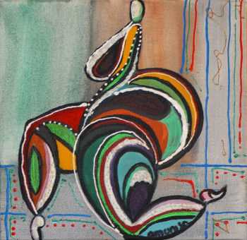 Œuvre contemporaine nommée « petite grosse 3 », Réalisée par AMOROSO