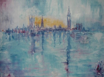 Œuvre contemporaine nommée « parlement de Londres », Réalisée par FRANçOIS-VASSIL ANDREEFF