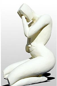 Œuvre contemporaine nommée « Méditation », Réalisée par EMVE