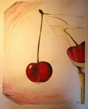 Œuvre contemporaine nommée « Cherry cocktail », Réalisée par PECANTET OPHELIE