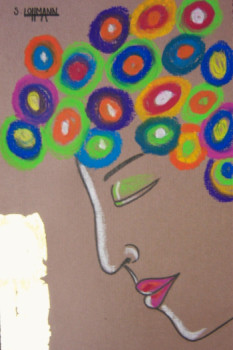 Œuvre contemporaine nommée « Dessin N°8 », Réalisée par S.LOHMANN - SYLOH