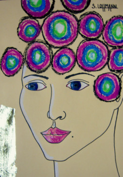 Œuvre contemporaine nommée « Dessin N°13 », Réalisée par S.LOHMANN - SYLOH