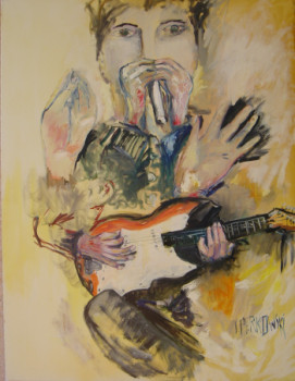 Œuvre contemporaine nommée « entre vos mains », Réalisée par IRANE PERKO