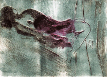 Œuvre contemporaine nommée « la sieste », Réalisée par FRANçOISE WERNER