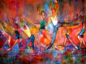 Œuvre contemporaine nommée « CONCERT à l'Opéra », Réalisée par MADELEINE MONNET