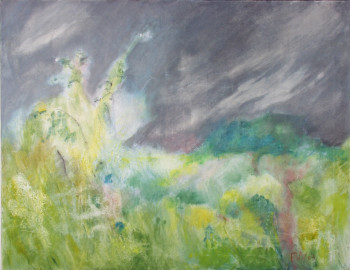 Œuvre contemporaine nommée « avant l'orage », Réalisée par FRANçOISE WERNER
