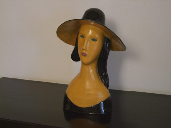 Œuvre contemporaine nommée « Jeanne Hébuterne ( Hommage à Modigliani ) », Réalisée par XAVIER JARRY-LACOMBE