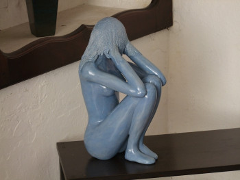 Œuvre contemporaine nommée « L'Attente », Réalisée par XAVIER JARRY-LACOMBE