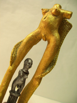 Œuvre contemporaine nommée « Espoir métallique », Réalisée par GIUSEPPE MIGGIANO