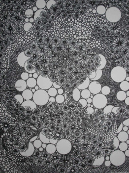 Œuvre contemporaine nommée « dessins abstraits 9 », Réalisée par GéRALDINE BILLET