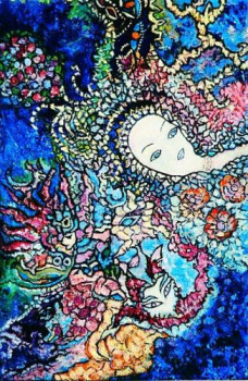 Œuvre contemporaine nommée « La Vénitiènne », Réalisée par MARCIE