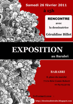Œuvre contemporaine nommée « expo », Réalisée par GéRALDINE BILLET