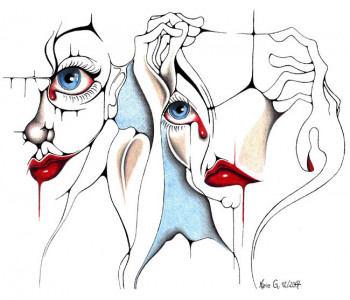 Œuvre contemporaine nommée « Technique mixte 1795 », Réalisée par MARIE G
