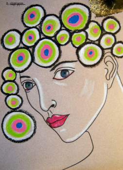 Œuvre contemporaine nommée « dessin N° 27 », Réalisée par S.LOHMANN - SYLOH