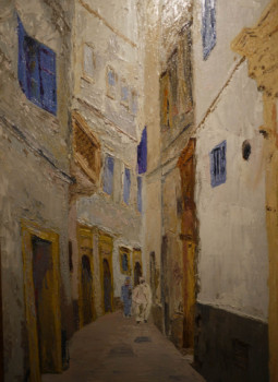 Œuvre contemporaine nommée « Ruelle d'Essaouira », Réalisée par GéRARD DUCHENE