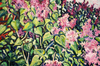 Œuvre contemporaine nommée « Lilac in Kamenka », Réalisée par NAROLINA NATALIA
