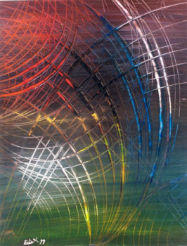 Œuvre contemporaine nommée « Equinoxe N°3 », Réalisée par XAVIER COLIN
