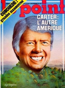 Œuvre contemporaine nommée « Jimmy CARTER, Le Point », Réalisée par LUIGI CASTIGLIONI